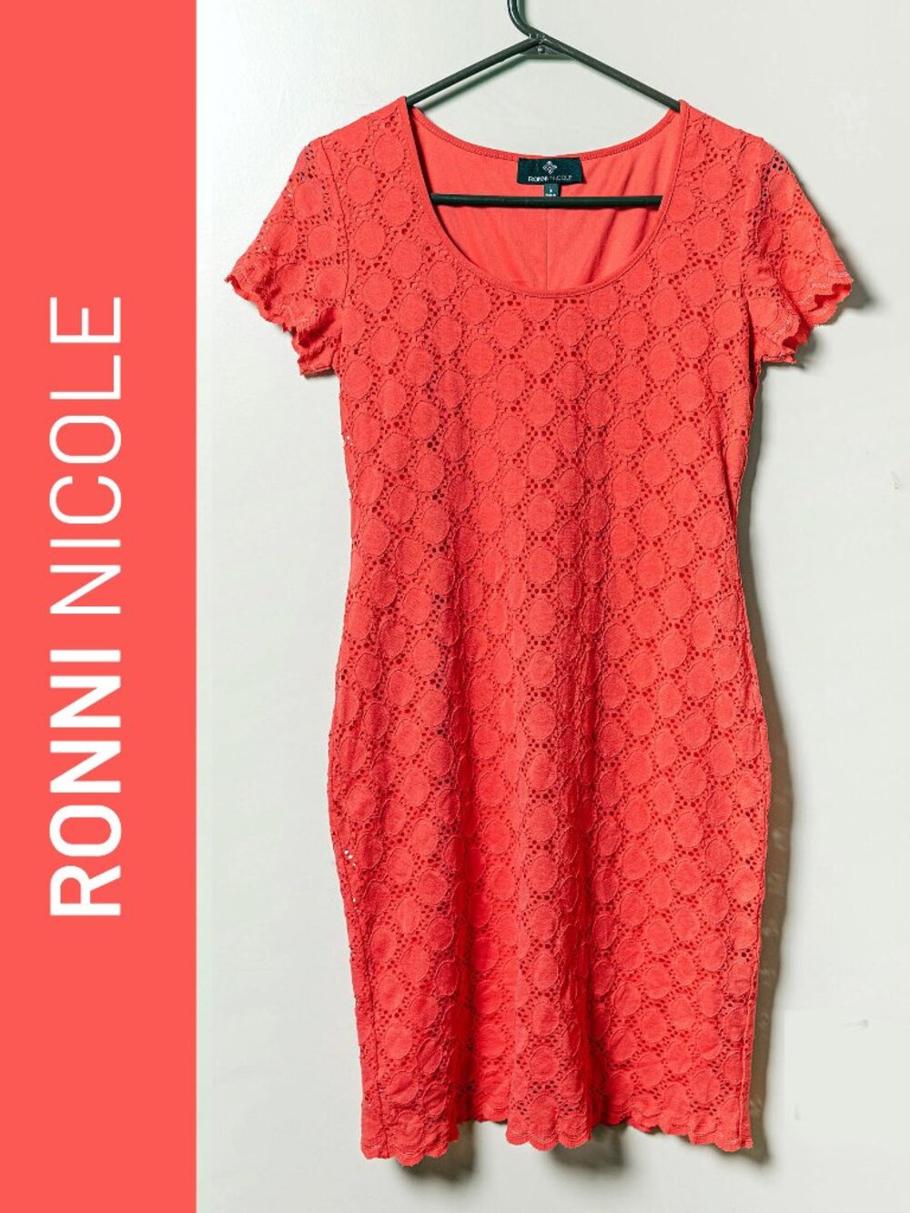 Ronni Nicole Dress Size 8 Short Sleeve